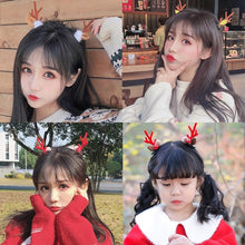 将图片加载到图库查看器，2pcs/set Christmas Hair Clips For Girls Cute Deer Ear Hairpins Hairgrips Kids Christmas Antler Hairpin Barrette Fashion Hair Accessories For Women
