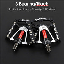 Load image into Gallery viewer, 3 Bearings Bicycle Pedals Ultralight Anti-Slip Road Bike Pedal Cycling Sealed Bearing Bike Pedals Mountain Bike Pedals Composite Bearing Bicycle Pedals With Wide Flat Platform
