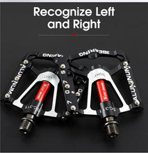 Load image into Gallery viewer, 3 Bearings Bicycle Pedals Ultralight Anti-Slip Road Bike Pedal Cycling Sealed Bearing Bike Pedals Mountain Bike Pedals Composite Bearing Bicycle Pedals With Wide Flat Platform
