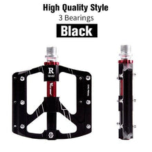 Load image into Gallery viewer, 3 Bearings Bicycle Pedals Ultralight Anti-Slip Road Bike Pedal Cycling Sealed Bearing Bike Pedals Mountain Bike Pedals Composite Bearing Bicycle Pedals With Wide Flat Platform
