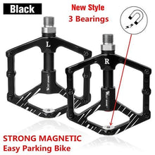 将图片加载到图库查看器，3 Bearings Bicycle Pedals Ultralight Anti-Slip Road Pedal Cycling Sealed Bearing Bike Pedals Accessories Bearings Pedals For Bicycle Lightweight Bicycle Pedals Of Road Bikes
