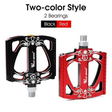 将图片加载到图库查看器，3 Bearings Bicycle Pedals Ultralight Anti-Slip Road Pedal Cycling Sealed Bearing Bike Pedals Accessories Bearings Pedals For Bicycle Lightweight Bicycle Pedals Of Road Bikes
