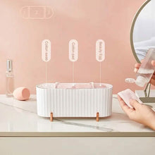 Load image into Gallery viewer, 3 Compartments Cotton Swab Storage Box
