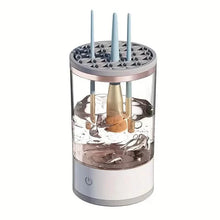Load image into Gallery viewer, 3-in-1 Automatic Makeup Brush Cleaning and Drying Stand
