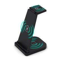 Load image into Gallery viewer, 3-in-1 Foldable Fast Wireless Charging Stand
