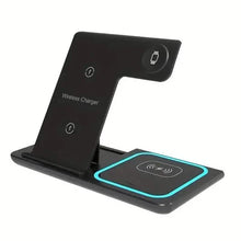 Load image into Gallery viewer, 3-in-1 Folding Fast Wireless Charger Station
