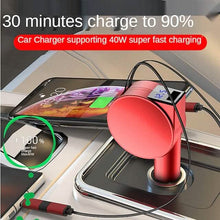 Load image into Gallery viewer, 3-in-1 Retractable Car Phone Charger
