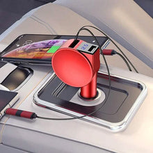 Load image into Gallery viewer, 3-in-1 Retractable Car Phone Charger

