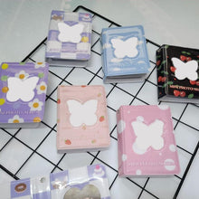 将图片加载到图库查看器，3 Inch Card Binder Photo Album Butterfly Love Hollow 40 Pockets Name Card Book Photo Album Card Photocard Card ID Holder Photo Albums Family Anniversary Gift For Couple
