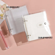 将图片加载到图库查看器，3 Inch Polaroid Photo Album Cute Bear Transparent Jewelry Small Card Collection Storage Book Mini Leaf Scrapbook Paper Baby Family Scrapbook Albums
