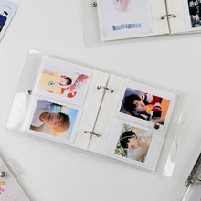 将图片加载到图库查看器，3 Inch Polaroid Photo Album Cute Bear Transparent Jewelry Small Card Collection Storage Book Mini Leaf Scrapbook Paper Baby Family Scrapbook Albums
