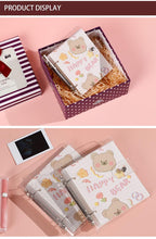 将图片加载到图库查看器，3 Inch Polaroid Photo Album Cute Bear Transparent Jewelry Small Card Collection Storage Book Mini Leaf Scrapbook Paper Baby Family Scrapbook Albums
