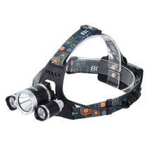 Load image into Gallery viewer, 3 LED XM-L T6 Waterproof Headlamp LED Torch Flashlight
