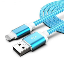 将图片加载到图库查看器，3-Pack: 10FT Heavy Duty Braided iPhone Lightning USB Cable
