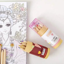 Load image into Gallery viewer, 3-Pack: 12-Color Cute Pencils Creative Stationery Cute Bear
