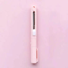 Load image into Gallery viewer, 3-Pack: 2-in-1 Pen Style Scissors with Paper Cutter
