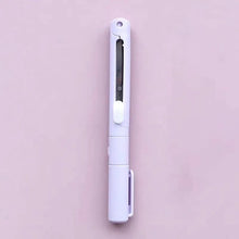 Load image into Gallery viewer, 3-Pack: 2-in-1 Pen Style Scissors with Paper Cutter
