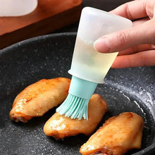 Load image into Gallery viewer, 3-Pack: 2.2oz Silicone BBQ Oil Bottle Brush with Flat-Bottom Design
