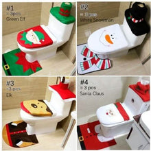 Load image into Gallery viewer, 3-Pack: Christmas Fancy Christmas Home Bathroom Decor Set
