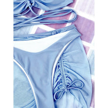 Load image into Gallery viewer, 3-Pack: Criss Cross Halter Bikini Swimsuit &amp; Beach Skirt
