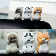 Load image into Gallery viewer, 3-Pack: Cute Cat Figurines Miniature Cartoon Animal Decor
