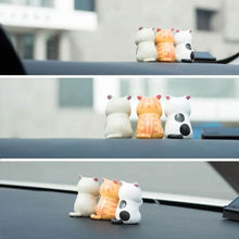Load image into Gallery viewer, 3-Pack: Cute Cat Figurines Miniature Cartoon Animal Decor
