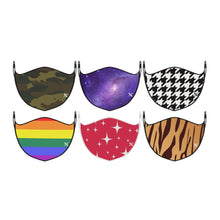 将图片加载到图库查看器，3-Pack: Double Layer Washable &amp; Reusable Non-Medical Face Mask w/ Adjustable Loop
