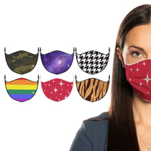 将图片加载到图库查看器，3-Pack: Double Layer Washable &amp; Reusable Non-Medical Face Mask w/ Adjustable Loop
