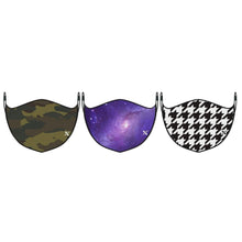 将图片加载到图库查看器，3-Pack: Double Layer Washable &amp; Reusable Non-Medical Face Mask w/ Adjustable Loop
