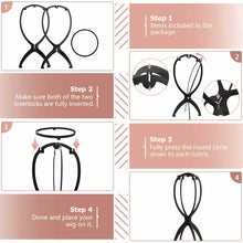 Load image into Gallery viewer, 3-Pack: Dreamlover Wig Head Stands for Wigs
