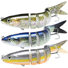 Load image into Gallery viewer, 3-Pack: Fishing Lures for Bass Trout
