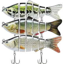 Load image into Gallery viewer, 3-Pack: Fishing Lures for Bass Trout
