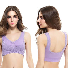 Load image into Gallery viewer, 3-Pack: Floral Lace-Paneled Modesty Bras
