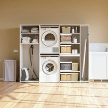 将图片加载到图库查看器，3-Pack: Foldable Storage Bin with Lid Stackable Plastic Closet Organizer
