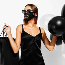 Load image into Gallery viewer, 3-Pack: Happy Birthday Double Layered Reusable Face Mask With Adjustable Earloops
