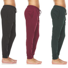 Load image into Gallery viewer, 3-Pack: Men's Cotton Lounge Jogger Pants
