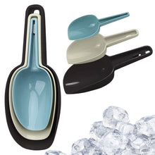 Load image into Gallery viewer, 3-Pack: Multi-purpose Plastic Kitchen Bar Ice, Flour, Dry Fruits, Candy, PopCorn, Food, Coffee Scoop Set
