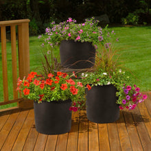 Load image into Gallery viewer, 3-Pack: Planter Bags Breathable Planting Fabric Pots with Harvest Window
