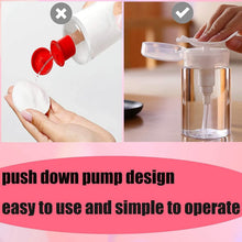 Load image into Gallery viewer, 3-Pack: Push Down Empty Pump Dispenser Bottle
