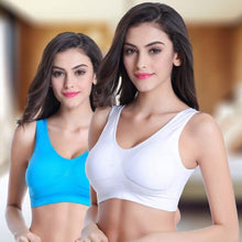 Load image into Gallery viewer, 3-Pack: Seamless Miracle Bras with Removable Pads - Assorted Color Sets
