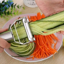 Load image into Gallery viewer, 3-Pack: Stainless Steel Potato Cucumber Carrot Grater
