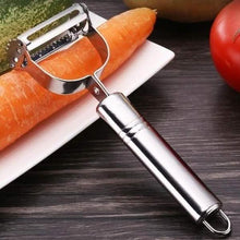 Load image into Gallery viewer, 3-Pack: Stainless Steel Potato Cucumber Carrot Grater
