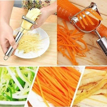 Load image into Gallery viewer, 3-Pack: Stainless Steel Potato Cucumber Carrot Grater

