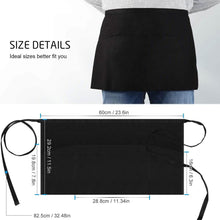 将图片加载到图库查看器，3-Pack: Syntus Server Aprons with 3 Pockets
