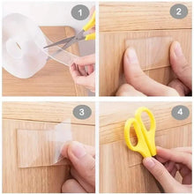 Load image into Gallery viewer, 3-Pack: Transparent Adhesive Tape - Reusable, Washable, and No-Residue Nano Gel Strips
