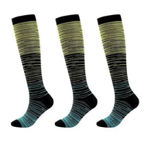 Load image into Gallery viewer, 3-Pairs: Gradient Compression Socks
