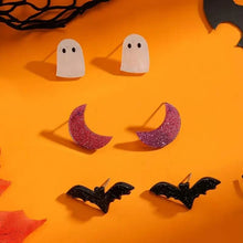 Load image into Gallery viewer, 3-Pairs: Retro Halloween Earrings
