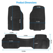 Load image into Gallery viewer, 3-Piece: Automotive Floor Mats Set
