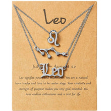 将图片加载到图库查看器，3-Piece: Constellation Zodiac Layer Necklaces
