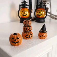将图片加载到图库查看器，3-Piece: Halloween Pumpkin Decorations

